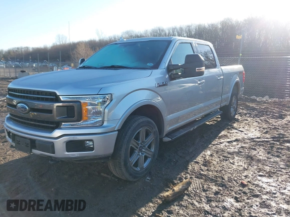 2018 Ford F-150 XL with VIN 1FTFW1EG0JFB44991, listed as a IAAI auction lot 41751140 with 153,051 mi miles. Bid and sale history available at carsss.com. Image 18.