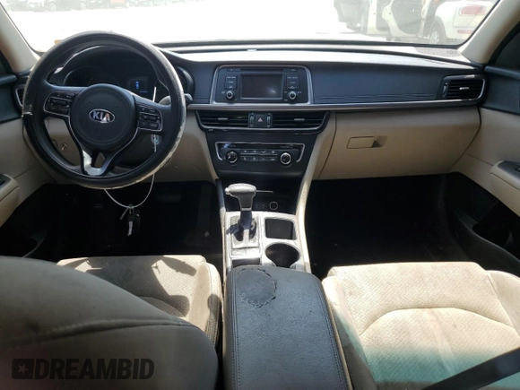 2016 Kia Optima LX with VIN 5XXGT4L32GG112942, listed as a Copart auction lot 53432805 with 173,714 mi miles and Salvage title. Bid and sale history available at DreamBid. Image 8.