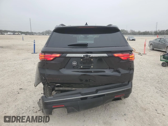 2022 Chevrolet Traverse Premier with VIN 1GNERKKW7NJ184791, listed as a Copart auction lot 44900045 with 36,796 mi miles and Salvage title. Bid and sale history available at DreamBid. Image 6.