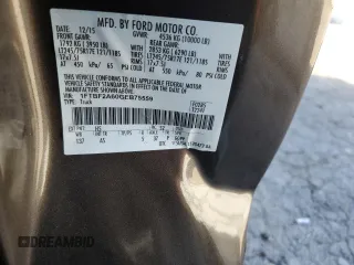 2016 Ford Super Duty F-250 SRW XL with VIN 1FTBF2A60GEB75559, listed as a Copart auction lot 69056314 with 0 mi miles and Salvage Title. Bid and sale history available at carsss.com. Image 14.