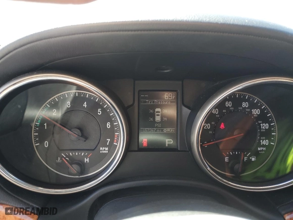 2012 Jeep Grand Cherokee Overland with VIN 1C4RJFCG4CC175502, listed as a Copart auction lot 48452945 with 157,267 mi miles and Salvage Title. Bid and sale history available at carsss.com. Image 9.