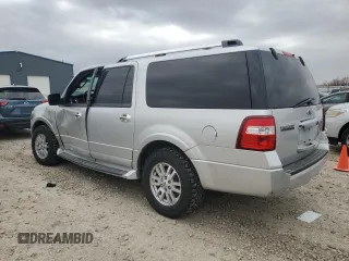 2014 Ford Expedition Max Limited with VIN 1FMJK1K59EEF57198, listed as a Copart auction lot 47653395 with 159,945 mi miles and Salvage title. Bid and sale history available at DreamBid. Image 2.