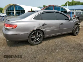 2006 Hyundai Azera SE with VIN KMHFC46F46A105028, listed as a Copart auction lot 59569815 with 219,201 mi miles and Salvage title. Bid and sale history available at DreamBid. Image 3.