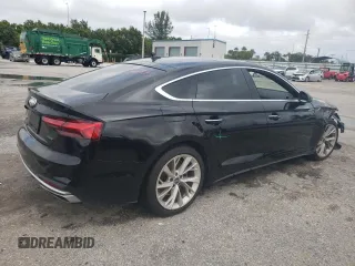 2021 Audi A5 Sportback Premium with VIN WAUABCF59MA038889, listed as a Copart auction lot 76304733 with 24,872 mi miles. Bid and sale history available at carsss.com. Image 3.