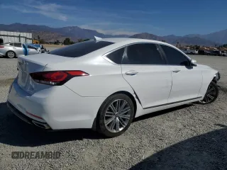 2019 Genesis G80 3.8L with VIN KMTFN4JE3KU309892, listed as a Copart auction lot 74753244 with 38,760 mi miles and Salvage Title. Bid and sale history available at carsss.com. Image 3.