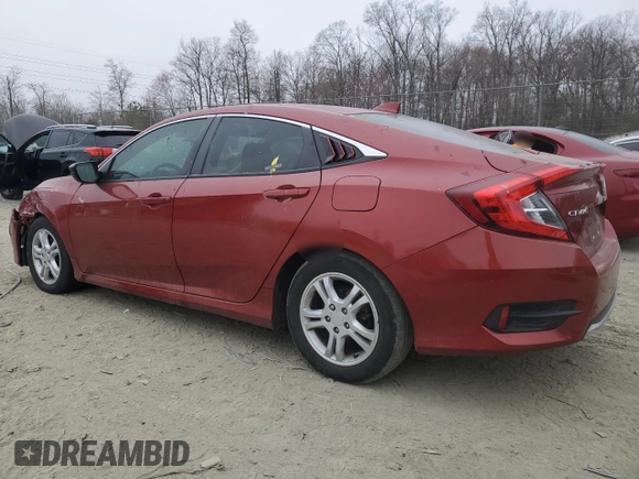 2020 Honda Civic Sedan EX-L with VIN 19XFC1F76LE213154, listed as a Copart auction lot 48871875 with 58,641 mi miles and Salvage Title. Bid and sale history available at carsss.com. Image 2.