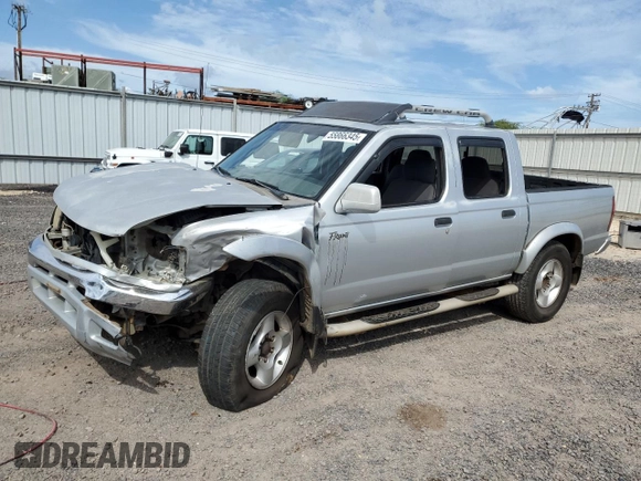 2000 Nissan Frontier XE with VIN 1N6ED27T8YC367452, listed as a Copart auction lot 55866345 with 242,945 mi miles and Salvage title. Bid and sale history available at DreamBid. Image 1.