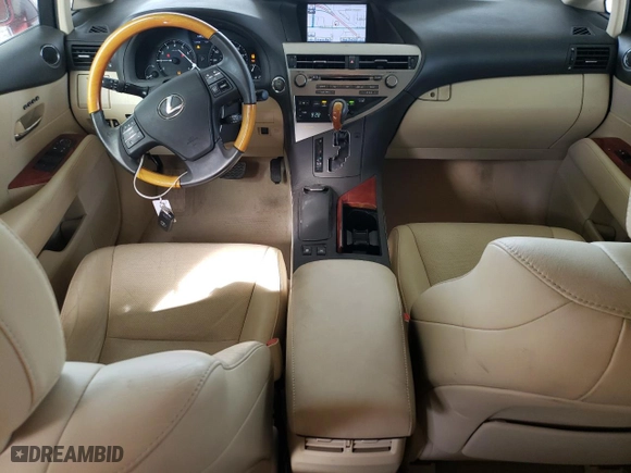2012 Lexus RX 350 with VIN 2T2BK1BA2CC122511, listed as a Copart auction lot 48981795 with 58,964 mi miles and Clean Title. Bid and sale history available at carsss.com. Image 8.