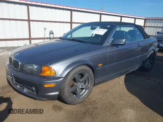 2001 BMW 3 Series 325Ci with VIN WBABS33481JY57131, listed as a IAAI auction lot 42111266 with 97,924 mi miles. Bid and sale history available at carsss.com. Image 2.