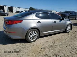 2015 Kia Optima EX with VIN 5XXGN4A76FG399829, listed as a Copart auction lot 46929805 with 105,412 mi miles and Salvage Title. Bid and sale history available at carsss.com. Image 3.