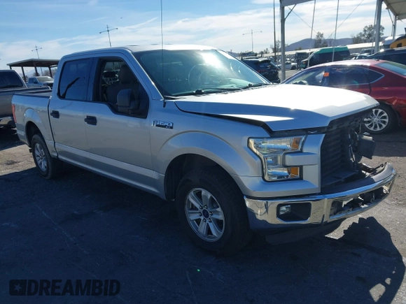 2015 Ford F-150 XLT with VIN 1FTEW1C8XFKE17196, listed as a IAAI auction lot 41414904 with 150,866 mi miles and . Bid and sale history available at carsss.com. Image 1.
