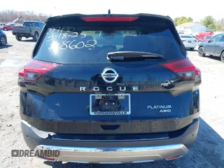 2021 Nissan Rogue Platinum with VIN JN8AT3DD4MW303574, listed as a IAAI auction lot 41868618 with 60,382 mi miles. Bid and sale history available at carsss.com. Image 16.