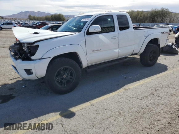 2014 Toyota Tacoma PreRunner with VIN 5TFTU4GN1EX058627, listed as a Copart auction lot 48744365 with 103,832 mi miles and Salvage title. Bid and sale history available at DreamBid. Image 1.