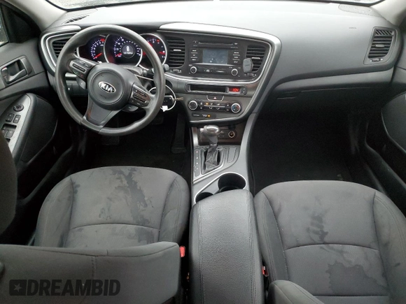 2015 Kia Optima LX with VIN KNAGM4A7XF5535691, listed as a Copart auction lot 52178395 with 154,976 mi miles and Clean Title. Bid and sale history available at carsss.com. Image 8.