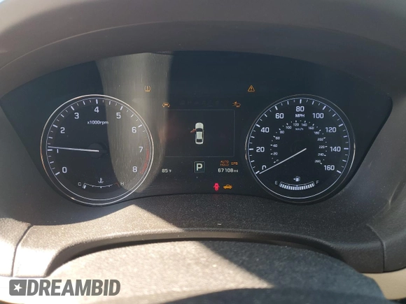 2017 Genesis G80 3.8L with VIN KMHGN4JE1HU190490, listed as a Copart auction lot 83115594 with 67,108 mi miles and Salvage Title. Bid and sale history available at DreamBid. Image 9.
