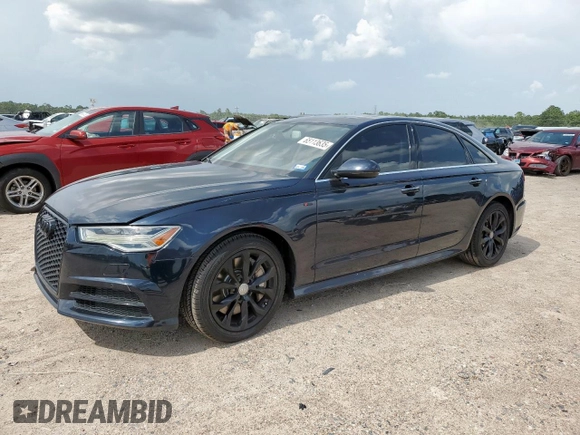 2017 Audi A6 Premium Plus with VIN WAUG8AFC6HN003673, listed as a Copart auction lot 65113635 with 114,714 mi miles and Salvage title. Bid and sale history available at DreamBid. Image 1.