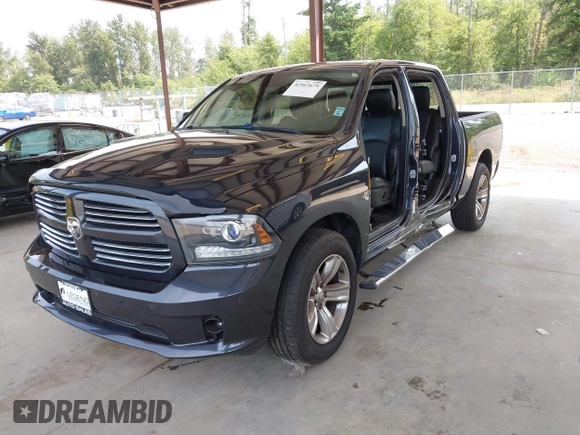 2015 Ram 1500 Sport with VIN 1C6RR7MT1FS508640, listed as a IAAI auction lot 42565679 with 93,810 mi miles and . Bid and sale history available at DreamBid. Image 18.