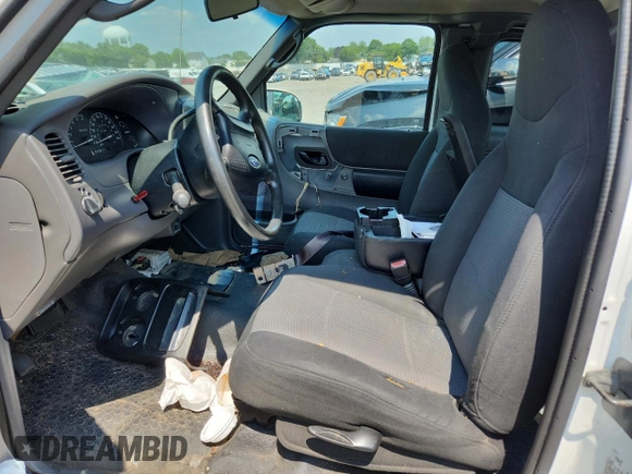 2003 Ford Ranger XL Fleet with VIN 1FTYR44V03TA22296, listed as a Copart auction lot 62368375 with 127,281 mi miles and Salvage title. Bid and sale history available at DreamBid. Image 7.