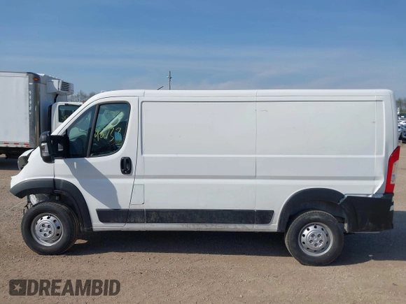 2023 Ram ProMaster Cargo with VIN 3C6LRVAG4PE595603, listed as a IAAI auction lot 42090733 with 29,967 mi miles and . Bid and sale history available at DreamBid. Image 15.