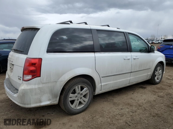 2017 Dodge Grand Caravan Crew Plus with VIN 2C4RDGDG5HR630240, listed as a Copart auction lot 49776485 with 194,014 mi miles and Salvage Title. Bid and sale history available at DreamBid. Image 3.