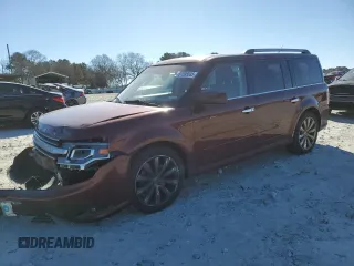 2015 Ford Flex Limited w/EcoBoost with VIN 2FMHK6DT2FBA10942, listed as a Copart auction lot 87535535 with 123,774 mi miles and Salvage Title. Bid and sale history available at carsss.com. Image 1.