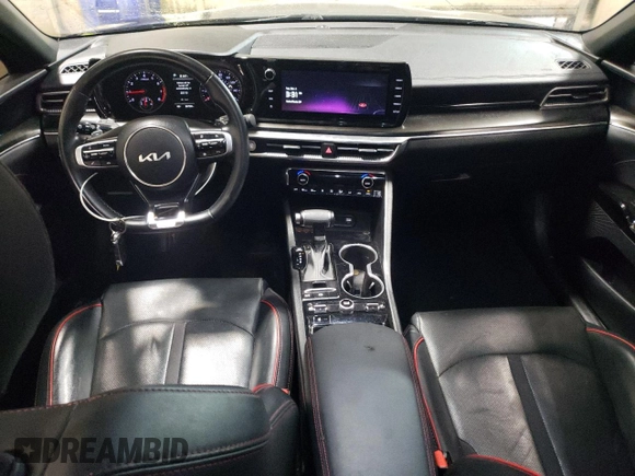 2022 Kia K5 GT with VIN 5XXG44J86NG153745, listed as a Copart auction lot 47541255 with 88,799 mi miles and Salvage Title. Bid and sale history available at carsss.com. Image 8.