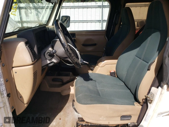 2001 Jeep Wrangler Sahara with VIN 1J4FA59SX1P338887, listed as a Copart auction lot 72835514 with 0 mi miles and Salvage Title. Bid and sale history available at carsss.com. Image 7.