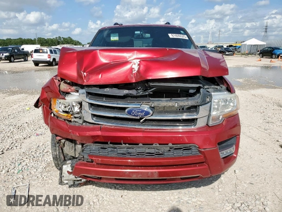 2017 Ford Expedition XLT with VIN 1FMJU1HT8HEA25610, listed as a Copart auction lot 61426525 with 141,409 mi miles and Salvage title. Bid and sale history available at DreamBid. Image 5.