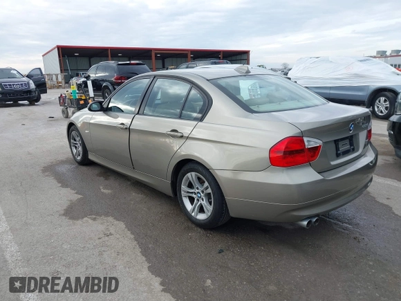 2008 BMW 3 Series 328i with VIN WBAVA33518K053136, listed as a IAAI auction lot 41640409 with 89,506 mi miles and . Bid and sale history available at DreamBid. Image 3.