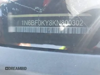 2019 Nissan NV Cargo SV с VIN 1N6BF0KY8KN800302, выставлен на аукционе IAAI как лот 42332925 с пробегом 165 995 миль миль и . История ставок и продаж доступна на DreamBid. Изображение 9.