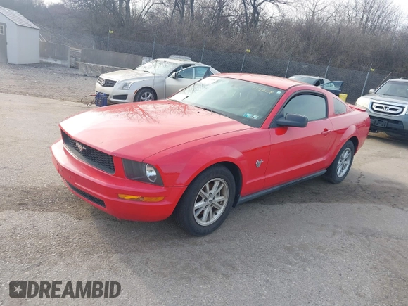2009 Ford Mustang with VIN 1ZVHT80N195119208, listed as a IAAI auction lot 41785262 with 100,789 mi miles and . Bid and sale history available at carsss.com. Image 2.