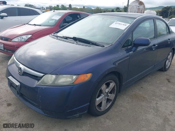 2006 Honda Civic Sdn EX with VIN 1HGFA16856L069818, listed as a IAAI auction lot 41981368 with 258,929 mi miles. Bid and sale history available at carsss.com. Image 2.