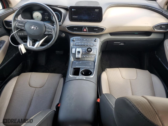 2021 Hyundai Santa Fe Limited with VIN 5NMS44AL7MH310360, listed as a Copart auction lot 48356385 with 40,010 mi miles and Salvage Title. Bid and sale history available at carsss.com. Image 8.