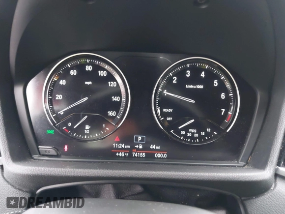 2018 BMW X2 xDrive28i with VIN WBXYJ5C37JEF74740, listed as a IAAI auction lot 41818174 with 74,155 mi miles. Bid and sale history available at carsss.com. Image 7.