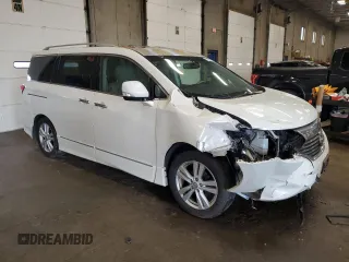 2011 Nissan Quest SL with VIN JN8AE2KP0B9006265, listed as a Copart auction lot 61105715 with 143,967 mi miles and Salvage title. Bid and sale history available at DreamBid. Image 4.