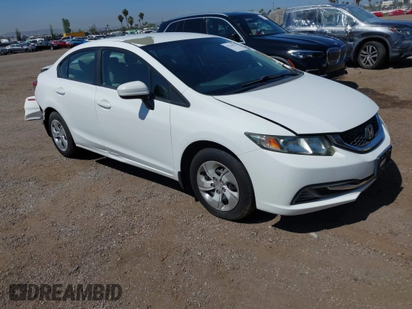 2014 Honda Civic LX z VIN 19XFB2F57EE223993, wystawiony jako IAAI lot #42315074 z przebiegiem 159 164 mil mil oraz . Historia ofert i sprzedaży dostępna na DreamBid. Obrazek 1.