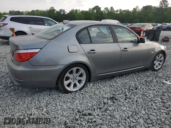 2008 BMW 5 Series 535i with VIN WBANW13588CZ73992, listed as a Copart auction lot 54437295 with 123,005 mi miles and Clean Title. Bid and sale history available at carsss.com. Image 3.