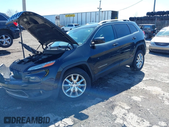 2017 Jeep Cherokee Limited with VIN 1C4PJMDBXHW636173, listed as a IAAI auction lot 41839296 with 92,468 mi miles and . Bid and sale history available at DreamBid. Image 2.