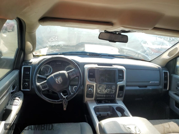 2016 Ram 1500 Lone Star with VIN 1C6RR6LT4GS268187, listed as a Copart auction lot 52523455 with 284,155 mi miles and Salvage Title. Bid and sale history available at carsss.com. Image 8.