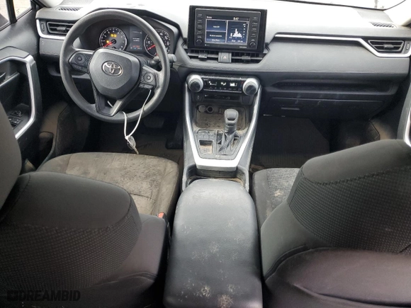 2021 Toyota RAV4 LE with VIN 2T3H1RFV5MW180603, listed as a Copart auction lot 44536625 with 37,801 mi miles and Salvage Title. Bid and sale history available at carsss.com. Image 8.