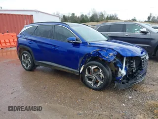 2024 Hyundai Tucson Limited with VIN 5NMJE3DE6RH308591, listed as a IAAI auction lot 41206663 with 24,286 mi miles. Bid and sale history available at carsss.com. Image 1.
