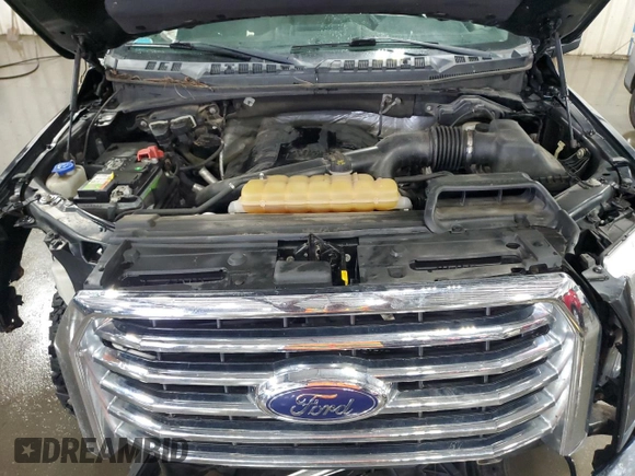 2015 Ford F-150 XLT with VIN 1FTEW1EGXFFB70128, listed as a Copart auction lot 50907155 with 152,504 mi miles and Salvage Title. Bid and sale history available at carsss.com. Image 12.