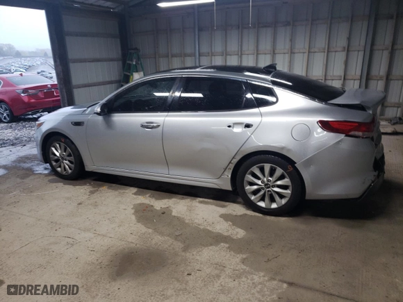 2016 Kia Optima EX with VIN 5XXGU4L30GG055170, listed as a Copart auction lot 51150275 with 109,097 mi miles and Salvage Title. Bid and sale history available at carsss.com. Image 2.