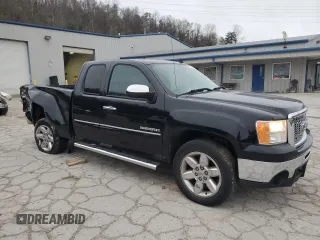 2013 GMC Sierra 1500 SLE with VIN 1GTR2VE73DZ314683, listed as a Copart auction lot 49821255 with 133,348 mi miles and Salvage Title. Bid and sale history available at DreamBid. Image 4.