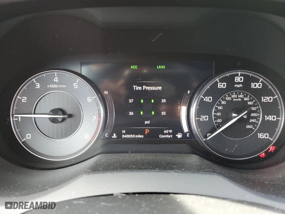 2020 Acura RDX w/Technology Pkg with VIN 5J8TC2H53LL010963, listed as a Copart auction lot 48464955 with 40,053 mi miles and Salvage Title. Bid and sale history available at carsss.com. Image 9.