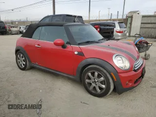 2010 MINI Convertible с VIN WMWMR3C56ATU97164, выставлен на аукционе Copart как лот 83908904 с пробегом 153 936 миль миль и Списание • Salvage title. История ставок и продаж доступна на DreamBid. Изображение 4.