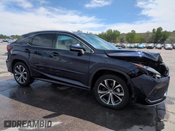 2022 Lexus RX 350 with VIN 2T2HZMDA5NC335640, listed as a Copart auction lot 56891005 with 39,971 mi miles and Salvage title. Bid and sale history available at DreamBid. Image 4.