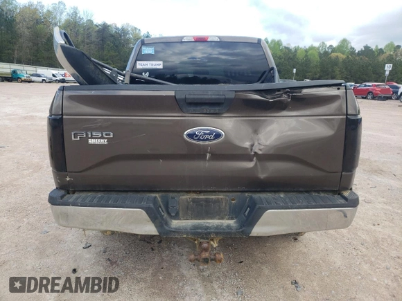 2015 Ford F-150 XLT with VIN 1FTEW1EP3FFC87968, listed as a Copart auction lot 52022795 with 204,904 mi miles and Salvage Title. Bid and sale history available at carsss.com. Image 6.