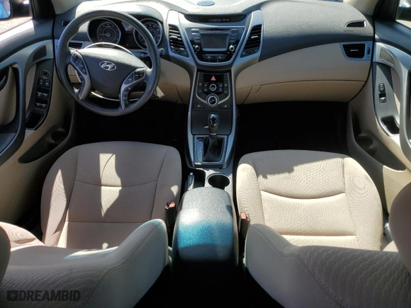 2014 Hyundai Elantra SE with VIN KMHDH4AE0EU053966, listed as a Copart auction lot 47982645 with 104,330 mi miles and Salvage Title. Bid and sale history available at carsss.com. Image 8.