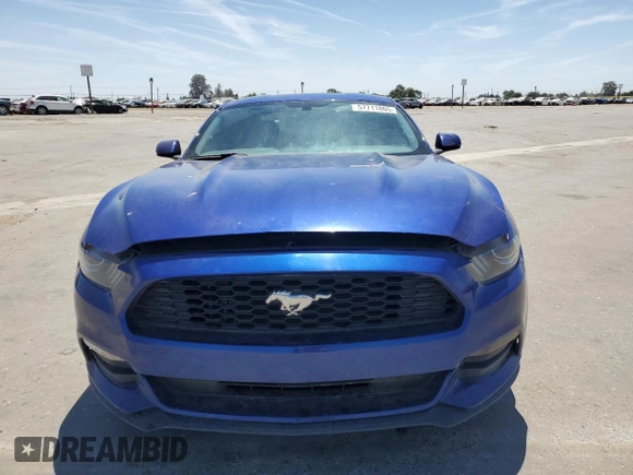 2016 Ford Mustang V6 with VIN 1FA6P8AM0G5336840, listed as a Copart auction lot 57711865 with 98,486 mi miles and Salvage title. Bid and sale history available at DreamBid. Image 5.